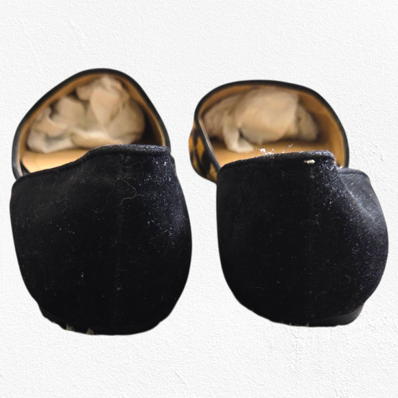 Steve Madden Vamp Leopard Calf Hair D’Orsay Pointed Toe Flats Size 7.5 - Picture 11 of 12